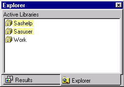 Sashelp and Sasuser libraries