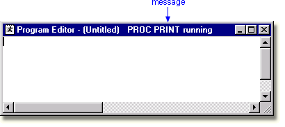 Program Editor Window