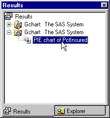 Using the Results window