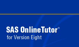 SAS Online Tutor for Version 9